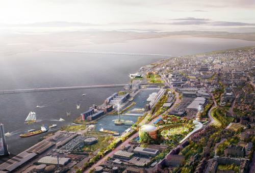 CGI impression of Eden Project Dundee